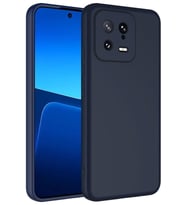 Xiaomi Mi 13 Kılıf Mara Lansman İç Yüzeyi Kadife Kılıf (Lacivert)