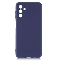 Galaxy A04S Kılıf Kamera Çıkıntılı Soft Silikon (Lacivert)
