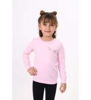 Toontoy Kız Çocuk Yusufcuk Nakışlı Tişört (Açık Pembe)
