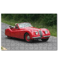 Cakapuzzle Kırmızı Jaguar XK 120 Puzzle Yapboz MDF (Ahşap) (1000 Parça)