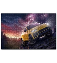 Cakapuzzle Lamborghini Urus Mor Gökler ve Şimşekler  Puzzle Yapboz MDF (Ahşap) (255 Parça)