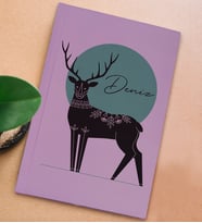 BK Gift Kişiye Özel İsimli Sert Kapaklı Lila Defter, Arkadaşa Hediye, Yeni İş Hediyesi, Anı Defteri, Doğum Günü Hediyesi (Model 2)