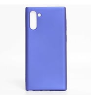 Galaxy Note 10 Kılıf Kamera Çıkıntılı Soft Silikon (Saks)