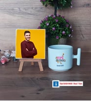 Drama Öğretmeni Fotoğraflı Dekoratif Taş, Kupa Bardak Beyaz Hediye (Model 12)