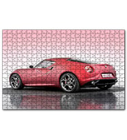 Cakapuzzle Alfa Romeo 4C Concept Arabası Görseli  Puzzle Yapboz MDF (Ahşap) (1000 Parça)