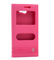 General Mobile 6 Kılıf Elite Kapaklı Kılıf (Pembe)