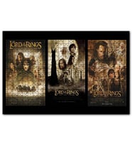 Cakapuzzle Yüzüklerin Efendisi Üçleme Afişler  Puzzle Yapboz MDF (Ahşap) (255 Parça)
