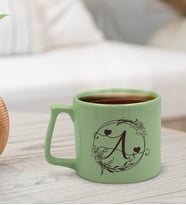 BK Gift Kişiye Özel Sevgili İsimli Pastel Yeşil Middle Kupa Bardak, Arkadaşa Hediye, Ev Hediyesi, Doğum Günü Hediyesi, Ofis Hediyesi (Model 7)