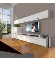 Decoraktiv Ekoflex 8 Slm Tv Ünitesi Tv Sehpası (Beyaz)