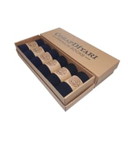 Çorapdiyari Premium % 100 Pamuklu Dikişsiz Mevsimlik Erkek Çorabı (Siyah-Lacivert)