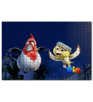 Cakapuzzle Rio Macerası Sarı ve Kırmızı Beyaz Kuşlar  Puzzle Yapboz MDF (Ahşap) (1000 Parça)