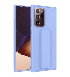 Galaxy Note 20 Ultra Kılıf Standlı Mat Yüzey Kamera Çıkıntılı İnce Tasarım Kapak (Lila)