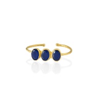 Kadir Jewellery 22 Ayar Altın Kaplama Zirkon Taşlı Ayarlanabilir Trend Bilezik (Parlement)