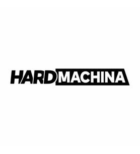 Hard Machine Sticker siyah 21x10 CM (Siyah-Siyah)