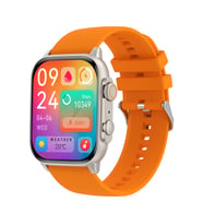 Zcwatch V1223 Amoled 4.9 cm Hd, Bt Call, Al Asistan Spor&sağlık Yaşam Koçu, Gps Akıllı Saat (Turuncu)