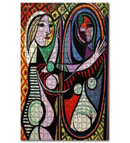 Cakapuzzle Girl Before A Mirror, 1932 by Pablo Picasso Puzzle Yapboz MDF (Ahşap) (500 Parça)