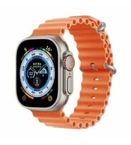 Apple Watch 38mm Zore KRD-75 Silikon Kordon (Turuncu)