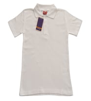 Kız Çocuk Okul Tarz %100 Pamuk T-Shirt - 5-17 Yaş AG001 ANGELOS GIRLS (Beyaz)