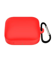 Microsonic OnePlus Buds Pro 2 Mat Silikon Kılıf Siyah (Kırmızı)