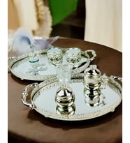 Whisper Metal Gümüş Söz Tepsisi  (Gümüş)