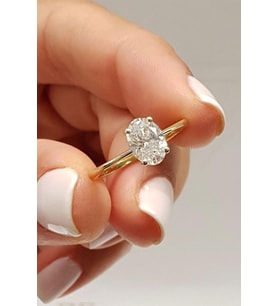 Oval Dişli Model Zirkon Taşlı 14 K Rose Altın Kaplama Yüzük (Beyaz)