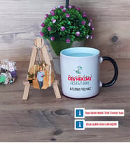 Diş Hekimi Asistanı Kupa Bardak Beyaz ve Fotoğraflı Ahşap Anahtarlık Hediye Diş Hekimi Asistanına Hediye (Model 9)