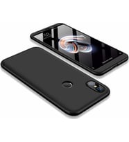 Xiaomi Mi 6X / A2 360 Derece Kaliteli Tam Koruma Ays Kılıf (Siyah)