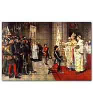 Cakapuzzle Joan Arc Taç Giyme Töreni Tablosu Puzzle Yapboz MDF (Ahşap) (1000 Parça)