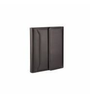 Organizer Ajanda Kılıflı Tarihsiz Kareli 160 Yaprak 17x24 Defterli Mıknatıs Kapaklı Rainbow Vegan 22x26 cm (Siyah)