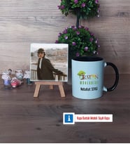 Orman Mühendisi Fotoğraflı Dekoratif Taş, Kupa Bardak Beyaz Hediye (Model 11)