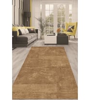 Dijital Kaymaz Taban Yıkanabilir Modern Renkli Salon Halısı Mutfak Halısı Yolluk ND-HT-222 (Kahverengi)