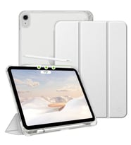 Apple iPad Air 11inç M2 2024 Kılıf Flip Cover Kalem Bölmeli PC Case A2902 A2903  (Gri)