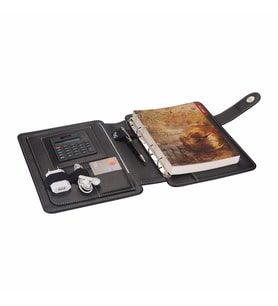 2K 2027 Yılı Premium Tasarım Hediyelik Organizer Ajanda Telefon Kılıflı 15x21 4 Delikli Tarihli Çizgili Blok 4 Halkalı Rainbow Vegan 20x26 cm. SİYAH