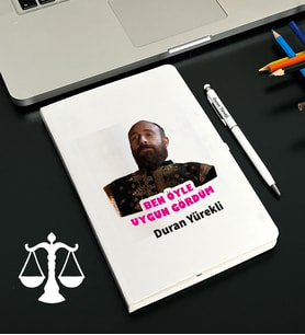 Kişiye Özel Burç Tasarımlı Esprili Defter Kalem Seti (Model 9)