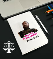 Kişiye Özel Burç Tasarımlı Esprili Defter Kalem Seti (Model 9)