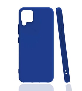 Galaxy M22 Kılıf Zore Biye Silikon Kılıf (Mavi)