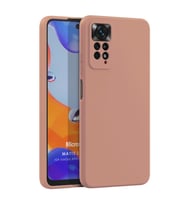 Microsonic Matte Silicone Xiaomi Redmi Note 12 Pro 4G Kılıf Siyah (Rose)