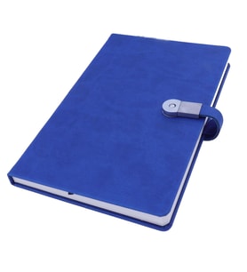 İkisi Bir arada Mıknatıslı Usb Kilitli Defter 16gb usb (Lacivert)