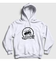 Presmono Unisex Beyaz Logo Ant Prodigy Kapüşonlu Sweatshirt 431573tt (Beyaz)