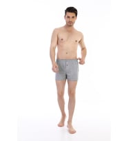 Çift Kaplan 805 Erkek Penye %100 Pamuk Rahat Kesim Düğmeli Boxer