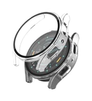 Sneezy Samsung Galaxy Watch 4 44mm PC Sert Kasa Ve Ekran Koruyucu (Şeffaf)