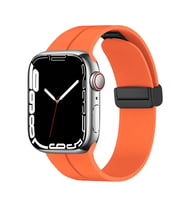 Apple Watch 44mm Zore KRD-84 Silikon Kordon (Turuncu)