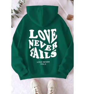 Fermuarlı Kapüşonlu Unisex Sweatshirt (Yeşil)