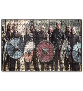 Cakapuzzle Viking Oyuncular Görseli  Puzzle Yapboz MDF (Ahşap) (255 Parça)