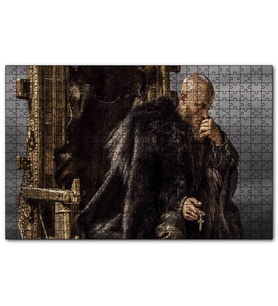 Cakapuzzle Vikingler Taht Travis Fimmel  Puzzle Yapboz MDF (Ahşap) (1000 Parça)