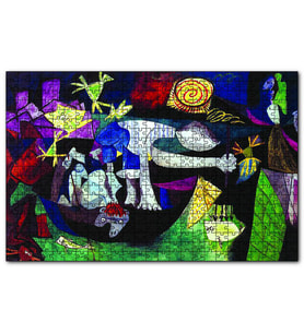 Cakapuzzle Fishing at Antibes1939 by Pablo Picasso  Puzzle Yapboz MDF (Ahşap) (255 Parça)