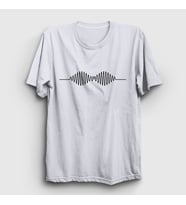 Presmono Unisex Sarı Am Arctic Monkeys T-Shirt 12318tt (Beyaz)