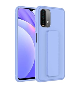 Xiaomi Poco M5S Kılıf Zore Qstand Katlanabilir Standlı Kılıf (Lila)