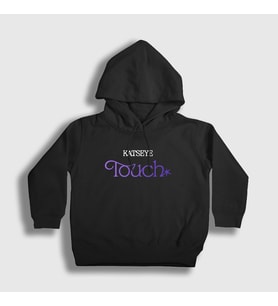Presmono Unisex Çocuk Beyaz Touch K Pop Kpop Müzik Katseye Kapüşonlu Sweatshirt 499489tt (Siyah)