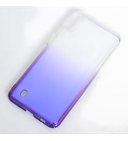 Galaxy M10 Kılıf Parlak Renk Geçişli Kılıf (Mor)